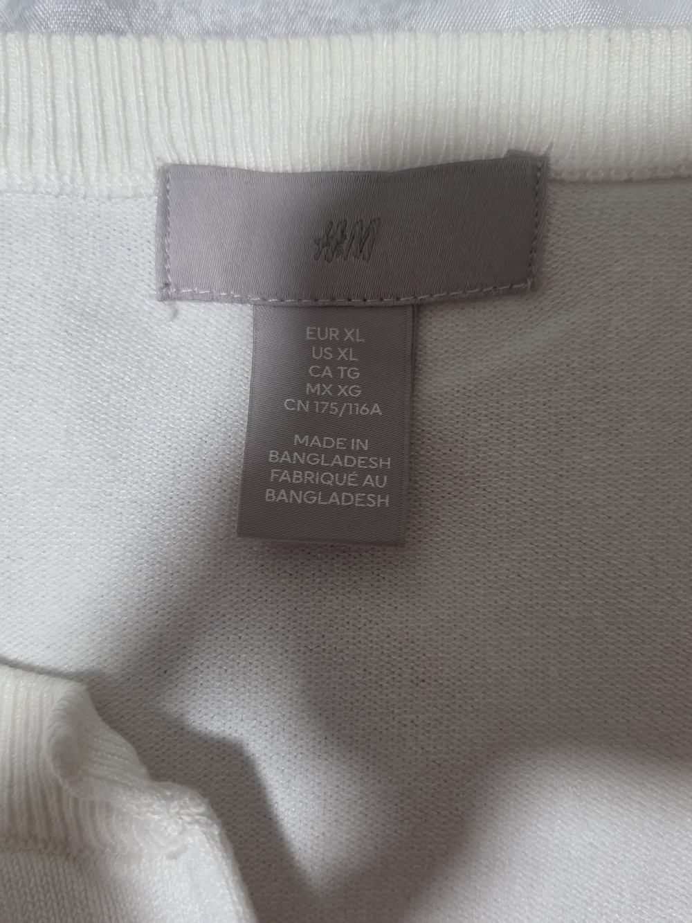 H&M White Cardigan